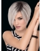 Cropped Straight Without Bangs 100% Hand-Tied Celebrity Synthetic Wigs