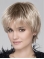 Blonde Wavy Cropped Synthetic Bob Wigs