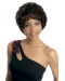 Black Wavy Brazilian Remy Hair Easy Short Wigs