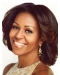 Michelle Obama Medium Wavy Wigs Lace Front Wigs 