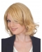 Blonde Wavy Chin Length Lace Front Wigs