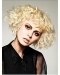 Blonde Wavy Synthetic Fashion Short Wigs