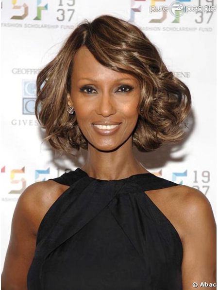 Iman Beautiful Elegante Lace Front Wig Top Quality Synthetic Hair Wigs