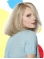 Young Fashion Long Bobs Platinum Blonde Full Lace Human Wigs