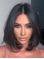 Chin Length 12" Wavy Bobs Lace Front Kim Kardashian Wigs