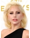 Wavy Blonde Lace Front Chin Length Bobs Lady Gaga Wigs