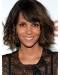 Wavy Brown Lace Front Chin Length Bobs Halle Berry Wigs