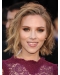 Wavy Chin Length Blonde Synthetic Scarlett Johansson Wigs