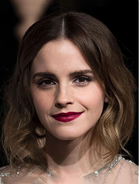 Synthetic Chin Length Lace Front 12" Emma Watson Wigs