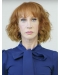 12" Lace Front Chin Length Synthetic Wavy Kathy Griffin Wigs
