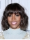 Wavy Brown Bobs Capless Chin Length Kelly Rowland Wigs