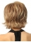 Refined Blonde Wavy Chin Length Wigs For Cancer