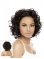 Designed Brown Wavy Chin Length Synthetic Wigs & Half Wigs