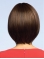 Brown Wavy Remy Human Hair Hairstyles Medium Wigs