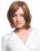 Affordable Remy Human Hair Monofilament Wavy Medium Wigs
