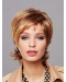 10" Blonde Chin Length Layered Straight Good Quality Synthetic Wigs