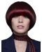 Remy Human Hair 10" Straight Chin Length Red Wigs Bobs