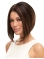 Chin Length Brown Without Bangs Synthetic Wigs