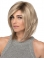 Blonde Lace Front 12" With Bangs Fashionable Synthetic Wigs