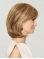 Chin Length Blonde With Bangs Synthetic Wig That Look Real