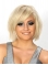 Blonde Straight Chin Length Glueless Lace Wigs