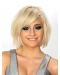 Blonde Straight Chin Length Glueless Lace Wigs