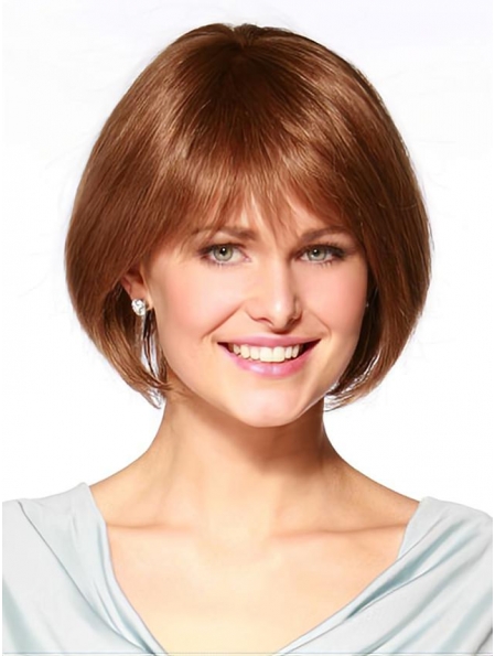 Gorgeous Monofilament Straight Chin Length Wigs