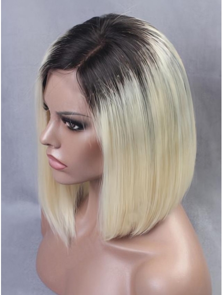 Inspired Ombre Bob Full Lace Human Hair Wig