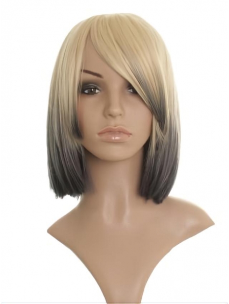 Blonde Straight Chin Length Celebrity Wigs