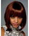 Durable Auburn Lace Front Chin Length Wigs