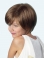 New Design Chin Length Straight Brown With Bangs Fashional Wigs