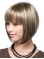 Brown Straight Synthetic Radiant Short Wigs