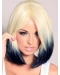 Straight Lace Front Blonde 100% Indian Remy Hair Ombre Wigs