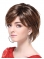 Brown Trendy With Bangs Straight Short Wigs