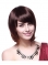 Online Auburn Straight Chin Length Synthetic Wigs