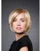 Monofilament Synthetic 10" Straight Blonde Chin Length Wig Bob