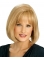 Convenient Blonde Straight Chin Length Celebrity Wigs