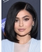 Capless Black 10" Straight Synthetic Kylie Jenner Wigs