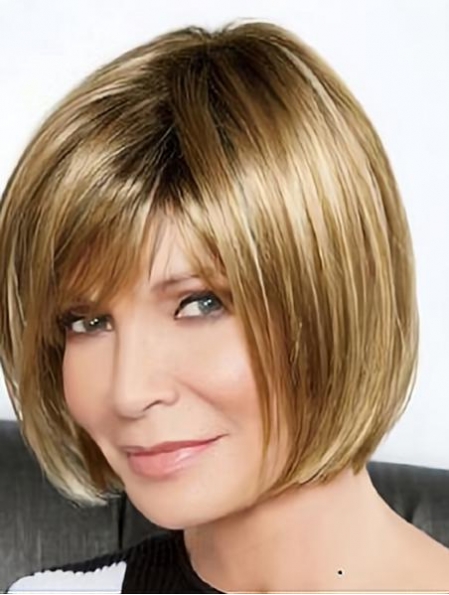 Full Lace Blonde 10" Straight Synthetic Jaclyn Smith Wigs