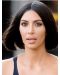 10" Synthetic Black Straight Kim Kardashian Wigs