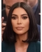 Chin Length 12" Straight Bobs Lace Front Kim Kardashian Wigs
