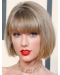 Lace Front Chin Length Blonde Straight Bobs Taylor Swift Wigs