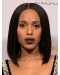 Straight Chin Length Black Synthetic Kerry Washington Wigs
