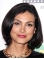 Straight 12" Chin Length Black Synthetic Morena Baccarin Wigs