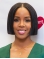 Straight Black Bobs Lace Front Chin Length Kelly Rowland Wigs