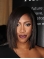 Straight Brown Bobs Full Lace Chin Length Sevyn Streeter Wigs