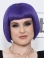 Chin Length Capless Synthetic Straight 10" Kelly Osbourne Wigs