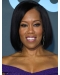 Bobs Straight Chin Length Black Lace Front Regina King Wigs