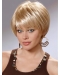 Preferential Blonde Straight Chin Length Synthetic Wigs