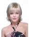 Nice Straight Chin Length Synthetic Grey Wigs